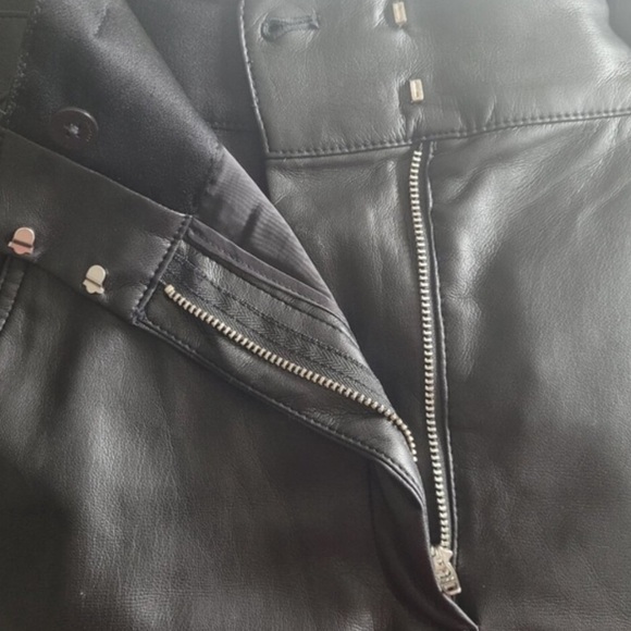 Babaton Vegan Leather Tie-Front Pants - Picture 8 of 12